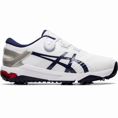 Férfi Asics Gel-Course Duo Boa Golf Cipő AS8609517 Fehér/Sötétkék